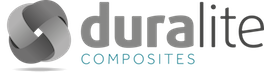 Duralite Platten, Komponenten und Gewebe aus ein innovatieve thermoplastische Verbundwerkstoff Logo